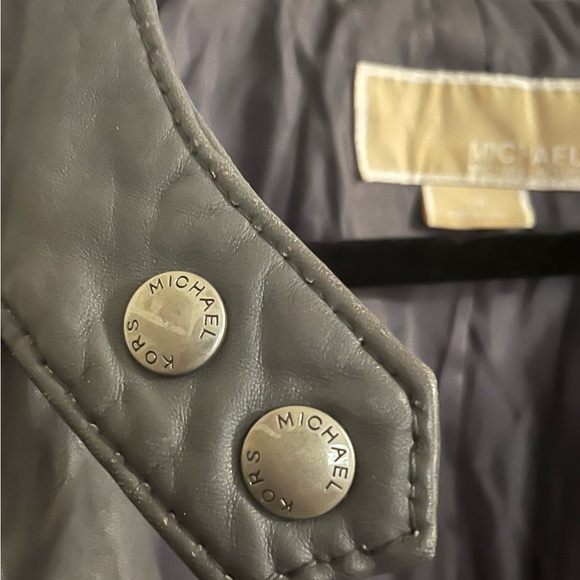 Michael Kors Leather Biker Jacket - Picture 12 of 12